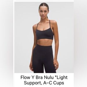 Lululemon Flow Y Nulu bra size 8 / Nightmoth